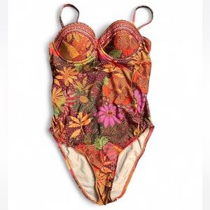 Farm Rio cut out back one piece swimsuit